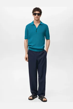 MANGO Poloshirt mit Patentmuster - Herren - S