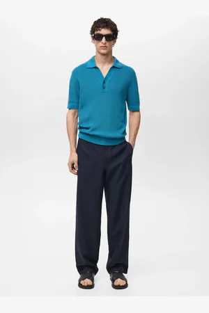 MANGO Regular Fit-Hose aus Lyocell mit Leinen - Herren - 46