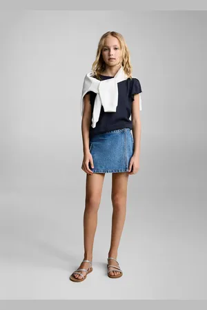MANGO Kurzärmliges T-Shirt mit Rüschen - Kinder - 5-6 Jahre