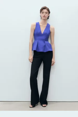 MANGO Modal-Top mit V-Ausschnitt - Damen - XXL