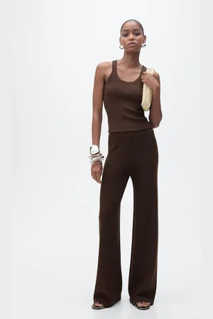 MANGO Strick-Top mit Rippstruktur - Damen - S