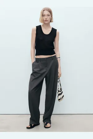 MANGO Stricktop mit weitem Ausschnitt - Damen - L