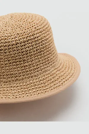 MANGO Bucket Hat aus Naturfaser - Damen - Einheitsgröße