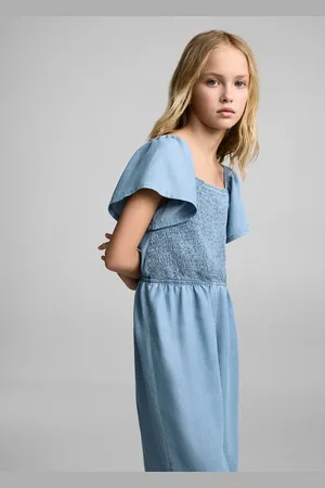 MANGO Langer Overall mit Raffdetails - Kinder - 13-14 Jahre