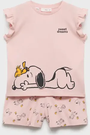 MANGO Kurzer Snoopy Pyjama - Kinder - 11-12 Jahre
