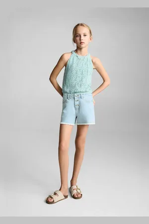 MANGO Jeansshorts mit ausgefranstem Saum - Kinder - 11