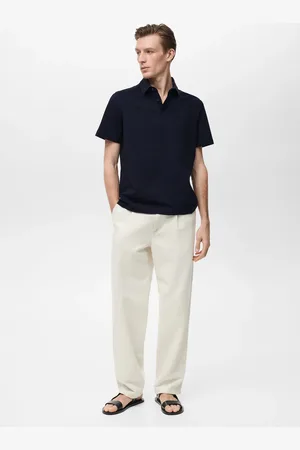 MANGO Poloshirt aus Seersucker-Baumwolle - Herren - L
