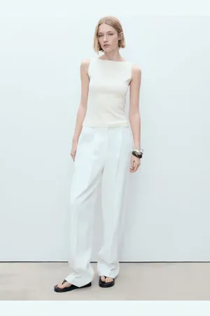 MANGO Stricktop mit Bateau-Ausschnitt - Damen - S
