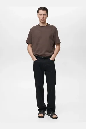 MANGO T-Shirt aus Seersucker-Baumwolle - Herren - XS