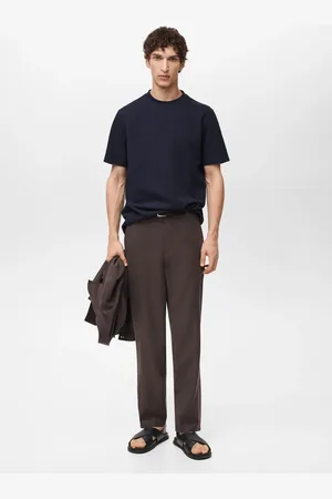 MANGO T-Shirt aus Seersucker-Baumwolle - Herren - S