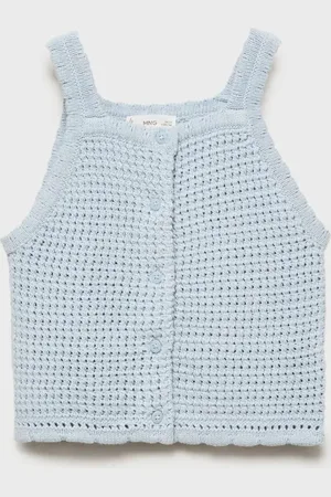 MANGO Strick-Top mit Knöpfen - Kinder - 5-6 Jahre