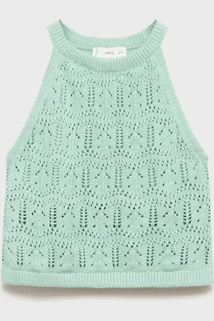 MANGO Stricktop mit Lochmuster - Kinder - 11-12 Jahre