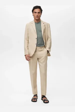 MANGO Slim Fit-Hose aus 100 % Leinen - Herren - 40
