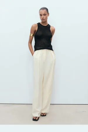 MANGO Lurex-Top mit Lochmuster - Damen - XXS