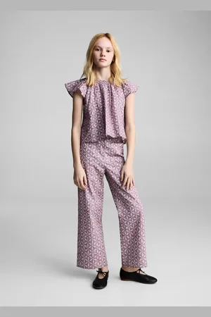 MANGO Gemusterte Baumwollbluse - Kinder - 7
