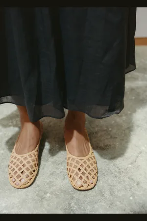 MANGO Ballerina aus Naturfaser - Damen - 39
