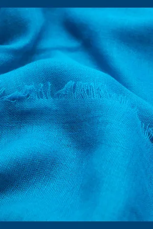 MANGO Schal aus Leinenmischung mit ausgefransten Enden - Damen - Einheitsgröße