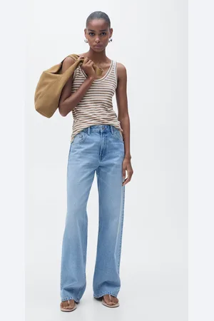 MANGO Trägertop aus Leinen - Damen - M