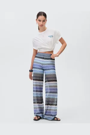 MANGO Zickzack-Strickhose - Mädchen - XXS