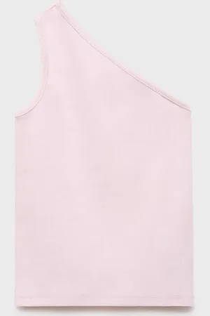 MANGO Asymmetrisches Top mit Rippmuster - Kinder - 9-10 Jahre