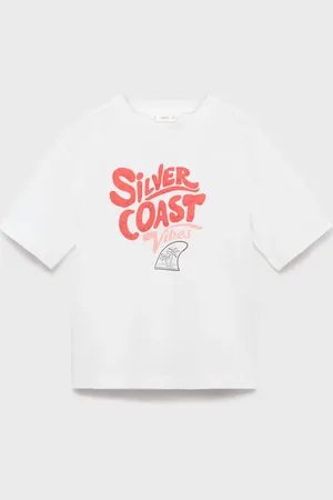 MANGO T-Shirt mit reliefartigem Schriftzug - Kinder - 11-12 Jahre