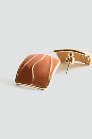 MANGO Ohrringe mit Reliefdesign - Damen - Einheitsgröße