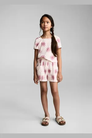 MANGO Gemusterte Baumwollshorts - Kinder - 13-14 Jahre