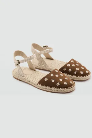 MANGO Geblümte Espadrilles mit Riemen - Kinder - 35