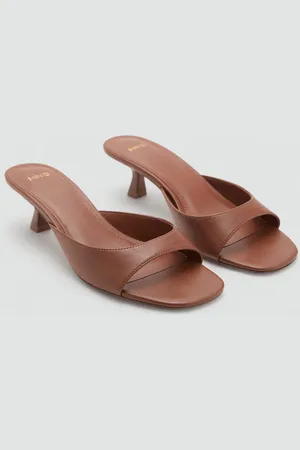 MANGO Sandale mit Kitten-Absatz - Damen - 40