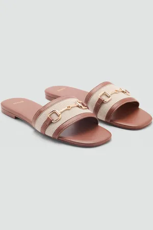MANGO Sandalette mit Schnallenriemen - Damen - 36