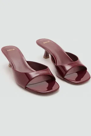 MANGO Sandale mit Kitten-Absatz - Damen - 36
