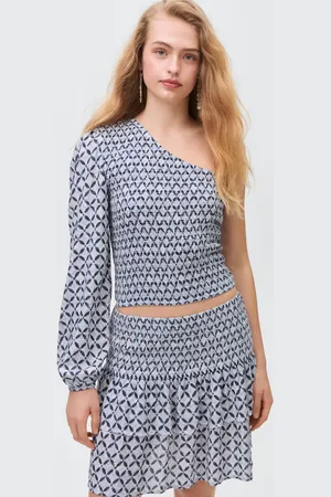 MANGO Asymmetrisches Top mit Printmuster - Mädchen - S