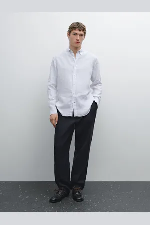Massimo Dutti Hemd Im Slim-Fit Aus 100 % Leinen