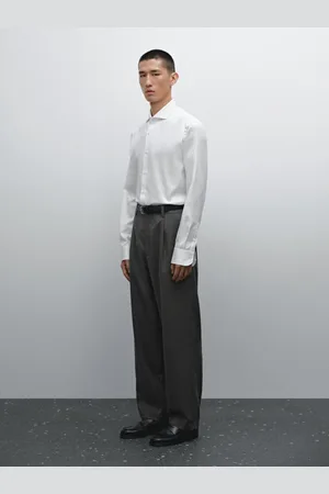 Massimo Dutti Twillhemd Im Slim-Fit Aus Reiner Baumwolle