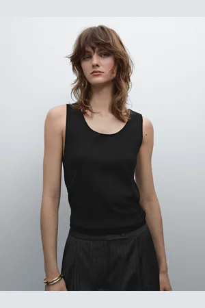 Massimo Dutti Stricktop Aus Baumwollmischgewebe
