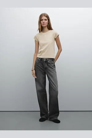 Massimo Dutti Slim-Fit-Shirt Aus Baumwolle Mit Raglanärmeln