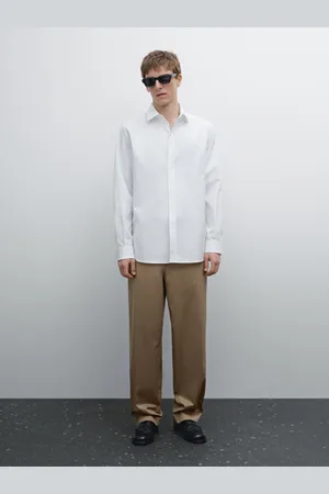 Massimo Dutti Regular-Fit-Hemd Aus 100 % Baumwolle