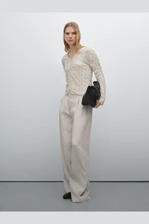 Massimo Dutti Figurbetonter Cardigan Mit Raffungen