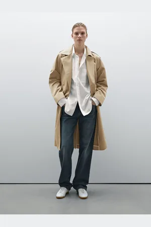 Massimo Dutti Klassischer Wasserabweisender Trenchcoat