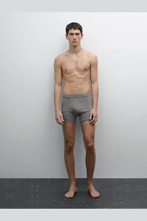 Massimo Dutti Unifarbene Boxershorts Aus Baumwollmischgewebe