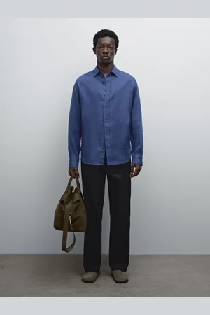 Massimo Dutti Hemd Im Slim-Fit Aus 100 % Leinen