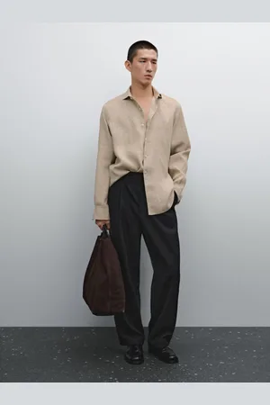 Massimo Dutti Leichtes Hemd Aus Reinem Leinen Im Regular-Fit