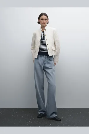 Massimo Dutti Kurze Jacke Aus Wollmischgewebe