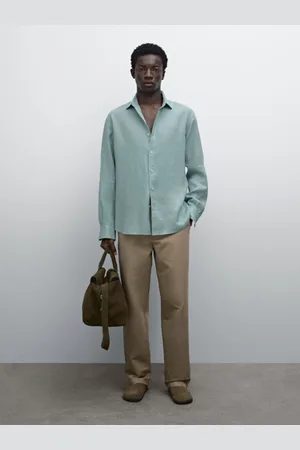 Massimo Dutti Hemd Im Slim-Fit Aus 100 % Leinen