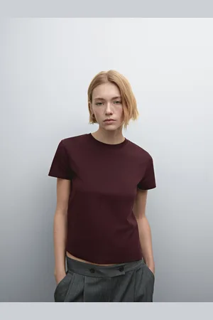 Massimo Dutti Heavy-Weight-Shirt Aus Baumwolle Mit Ziernaht