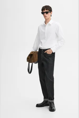 Massimo Dutti Hemd Aus Reiner Baumwolle Mit Strukturmuster Im Regular-Fit