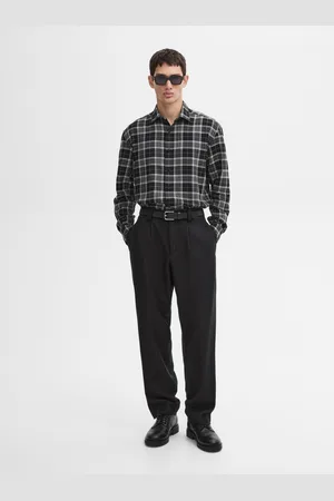 Massimo Dutti Hemd Aus Baumwollmischung Mit Karomuster