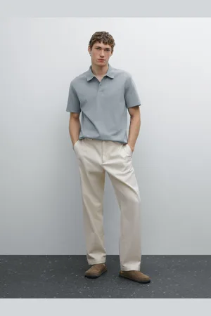 Massimo Dutti Poloshirt Mit Kurzen Ärmeln Aus Baumwollmischgewebe