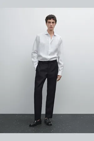 Massimo Dutti Slim-Fit-Hemd Aus 100 % Leinen