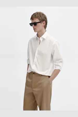 Massimo Dutti Popelinhemd Mit Nadelstreifen Im Regular-Fit